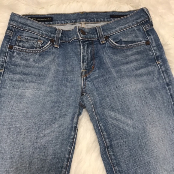 𝅺Citizens of humanity kelly #001 low waist boot cut jeans size 27 - Picture 10 of 16
